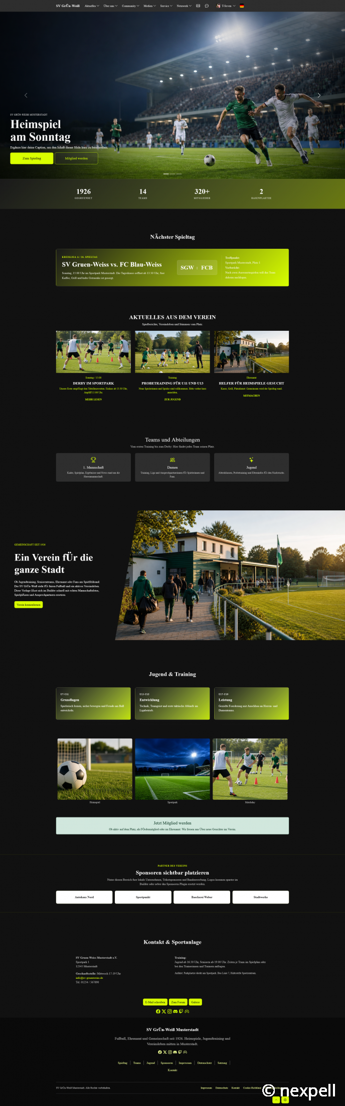 nexpell Fußballverein