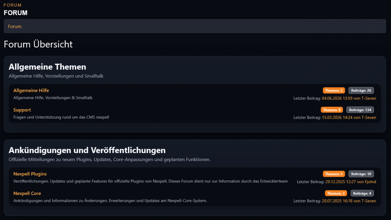 Nexpell Forum