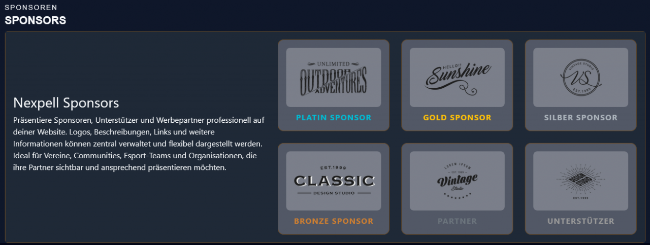 Nexpell Sponsors