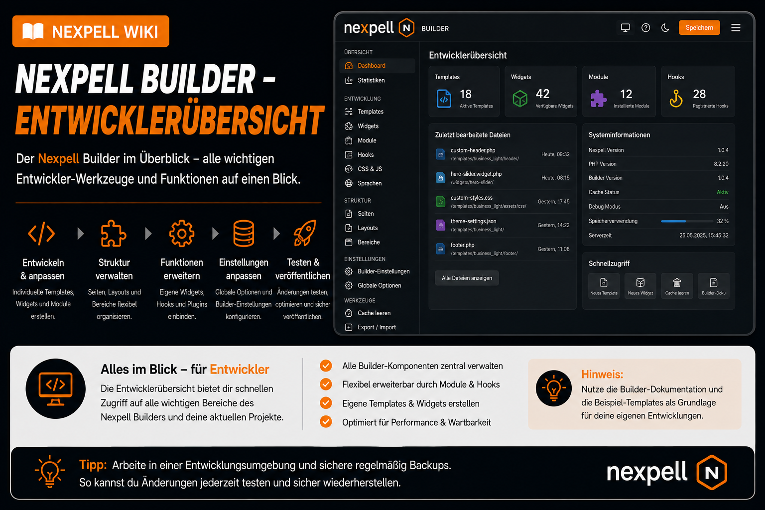 Nexpell Builder – Entwicklerübersicht